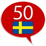 learn swedish - 50 languages android application logo